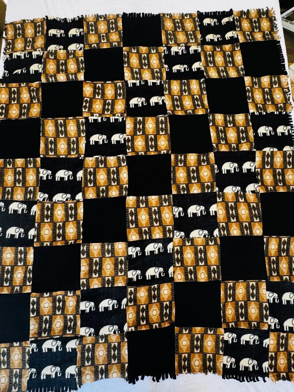Handmade Fleece Blanket 49x64